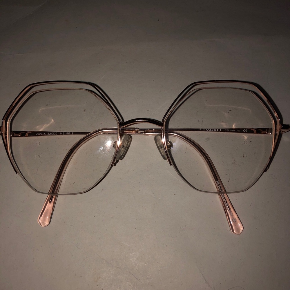 Morel Glasses Wide Lens Woman’s Designer Authentic made in France